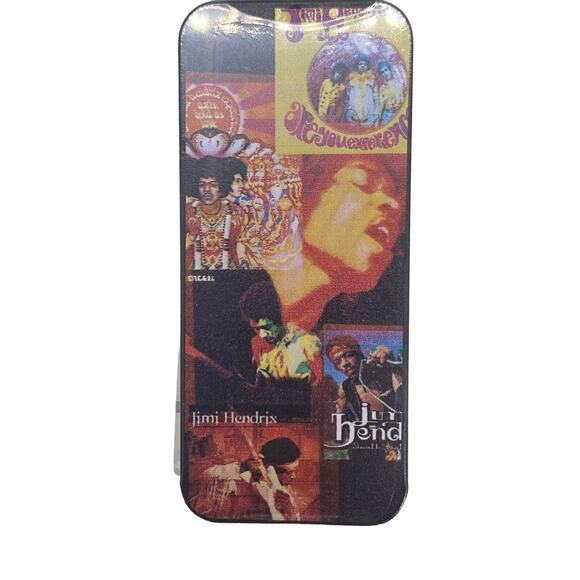 JIMI HENDRIX Frontline Albums 6 Pick Tin Dunlop Collector's Guitar Picks - Picture 2 of 4